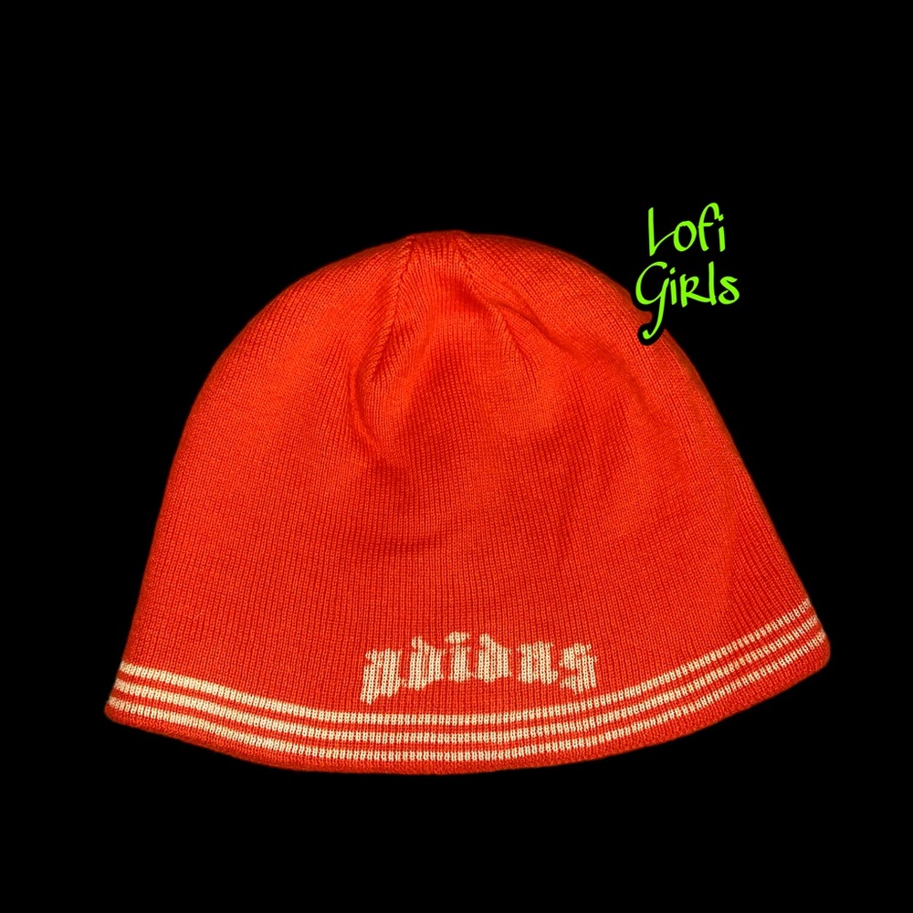 Adidas Originals Vintage Y2K Knit Beanie Gothic Logo Cap Unisex